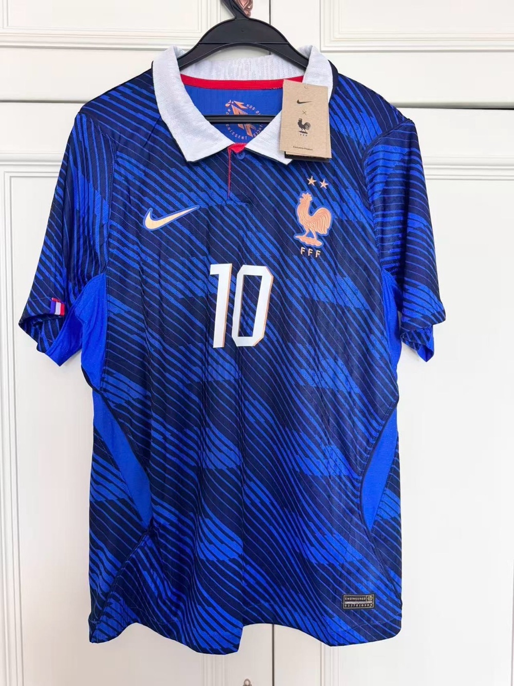 MBAPPE 2026 World Cup Men’s Blue and White France #10 Soccer Jersey